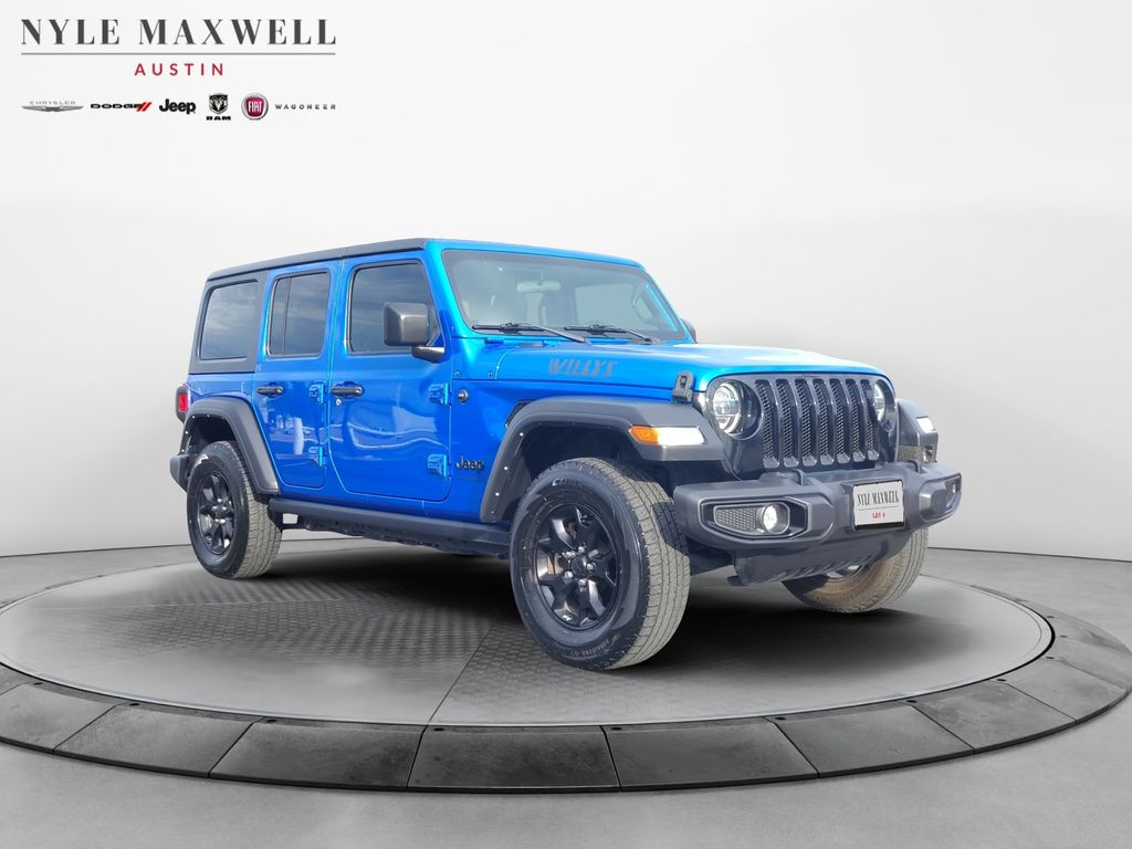 Used Car 2021 Jeep Wrangler  Unlimited Willys For Sale Under $30,000 In Austin, Texas