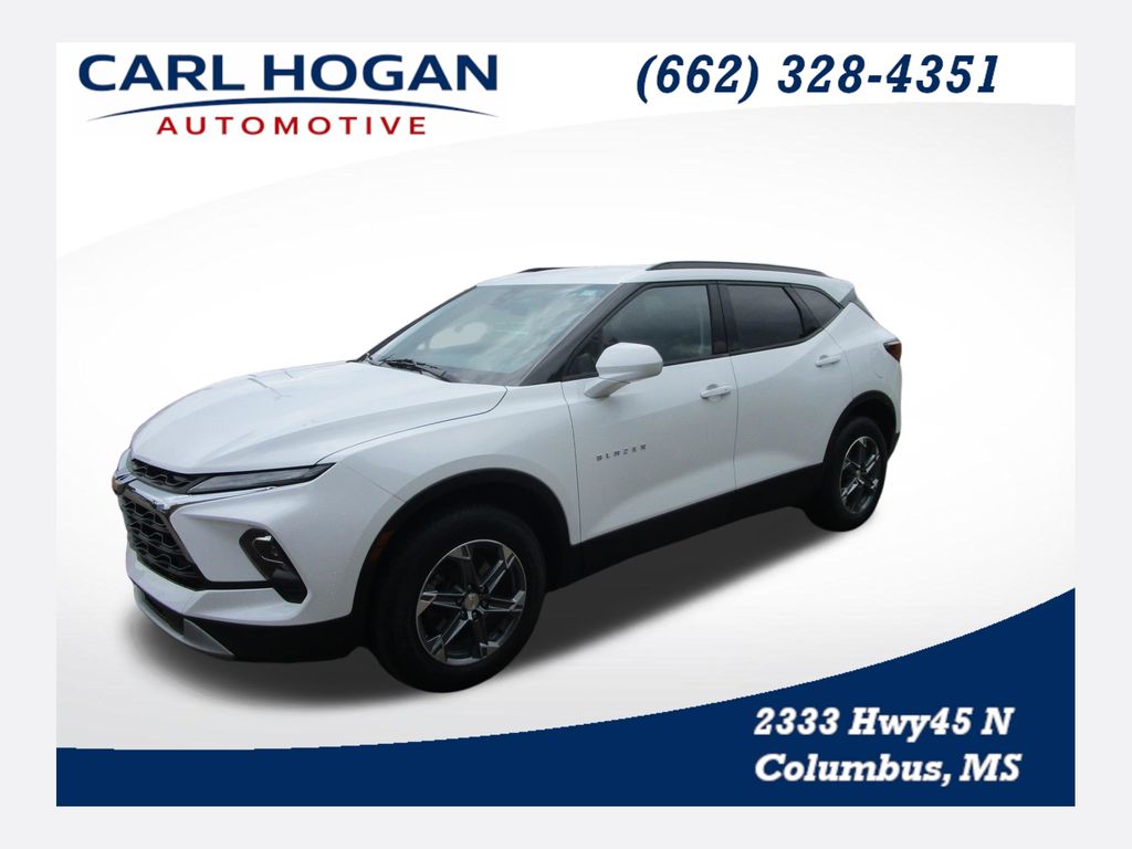 Summit White 2024 Chevrolet Blazer SUV / Crossover Front-Wheel Drive 9-Speed Automatic Overdrive