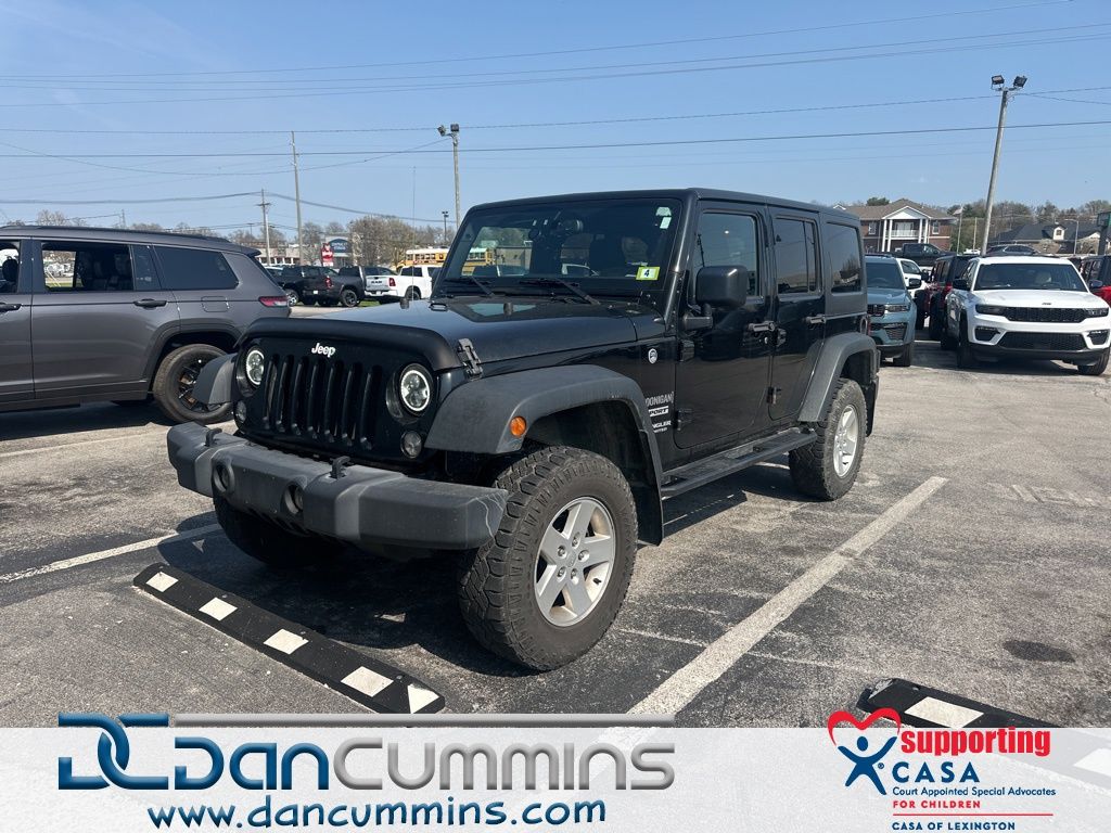 Black Clearcoat 2017 Jeep Wrangler Unlimited Sport 4WD SUV / Crossover Four-Wheel Drive 6-Speed Manual