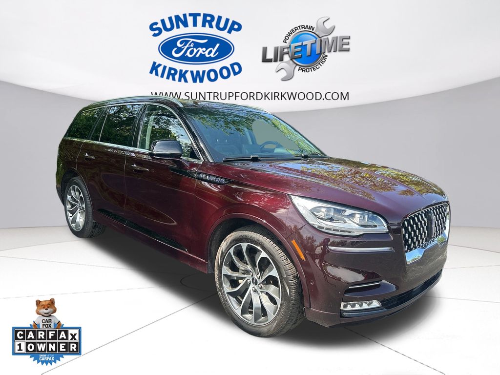 Diamond Red Metallic Tinted Clearcoat 2023 Lincoln Aviator Grand Touring AWD SUV / Crossover All-Wheel Drive Automatic