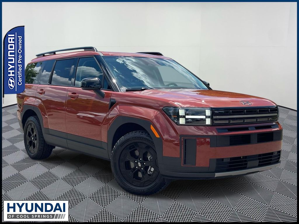 Orange 2025 Hyundai Santa Fe SUV / Crossover All-Wheel Drive Automatic