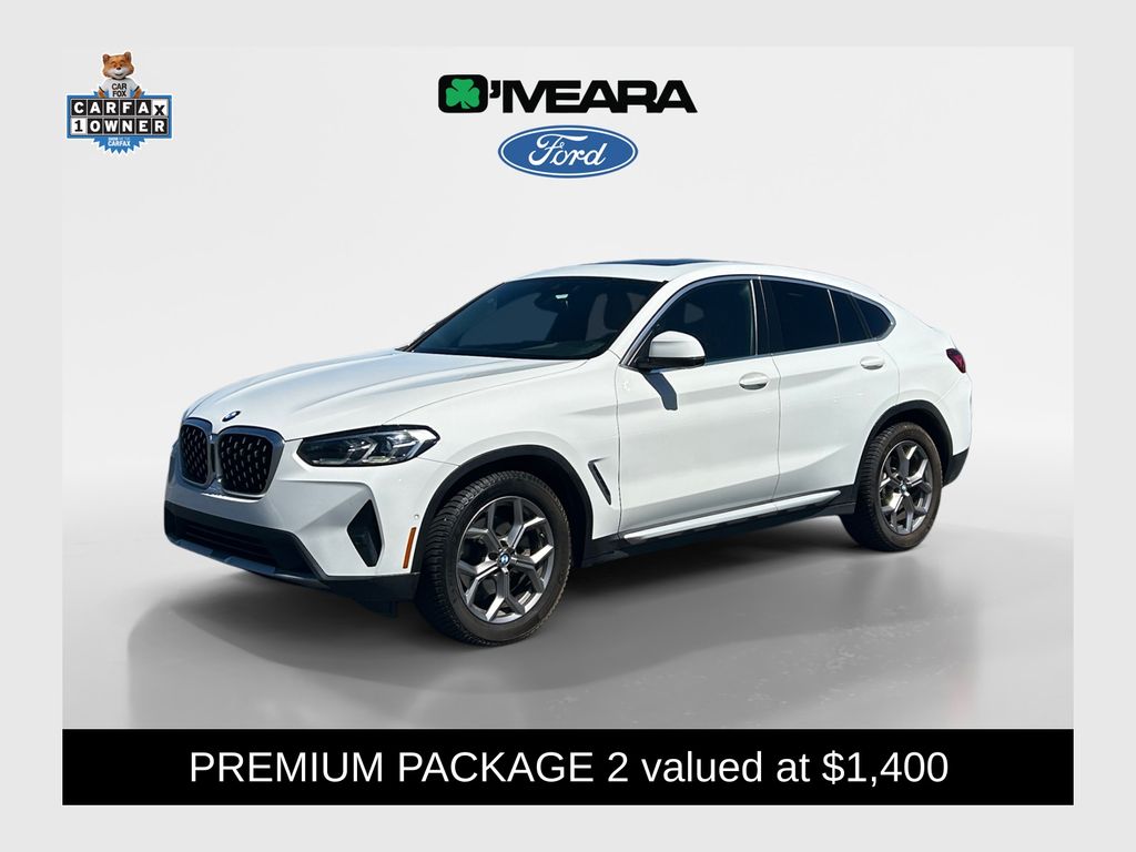 Alpine White 2022 BMW X4 xDrive30i AWD SUV / Crossover All-Wheel Drive 8-Speed Automatic