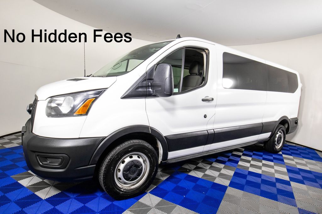 Oxford White 2024 Ford Transit Passenger Van Rear-Wheel Drive 