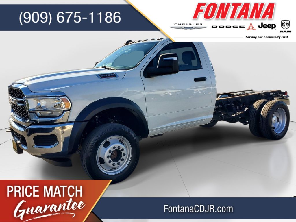 Bright White Clearcoat 2024 RAM 5500 Chassis 6-Speed Automatic