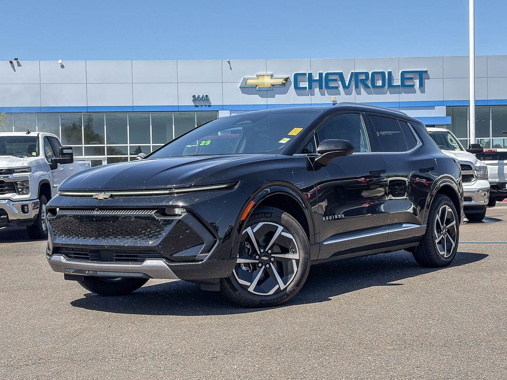 Black 2024 Chevrolet Equinox EV LT with 2LT AWD SUV / Crossover All-Wheel Drive 1-Speed Automatic