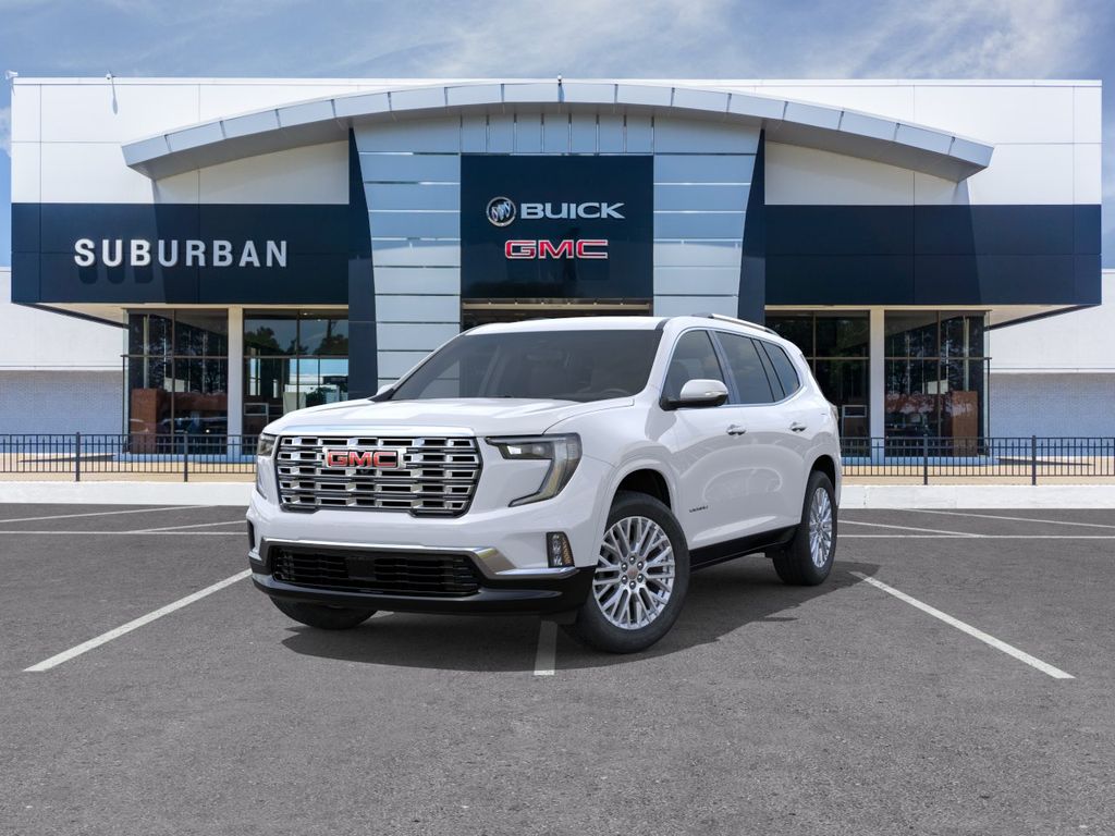 Glacier White Tricoat 2026 GMC Acadia Denali AWD SUV / Crossover Four-Wheel Drive 8-Speed Automatic
