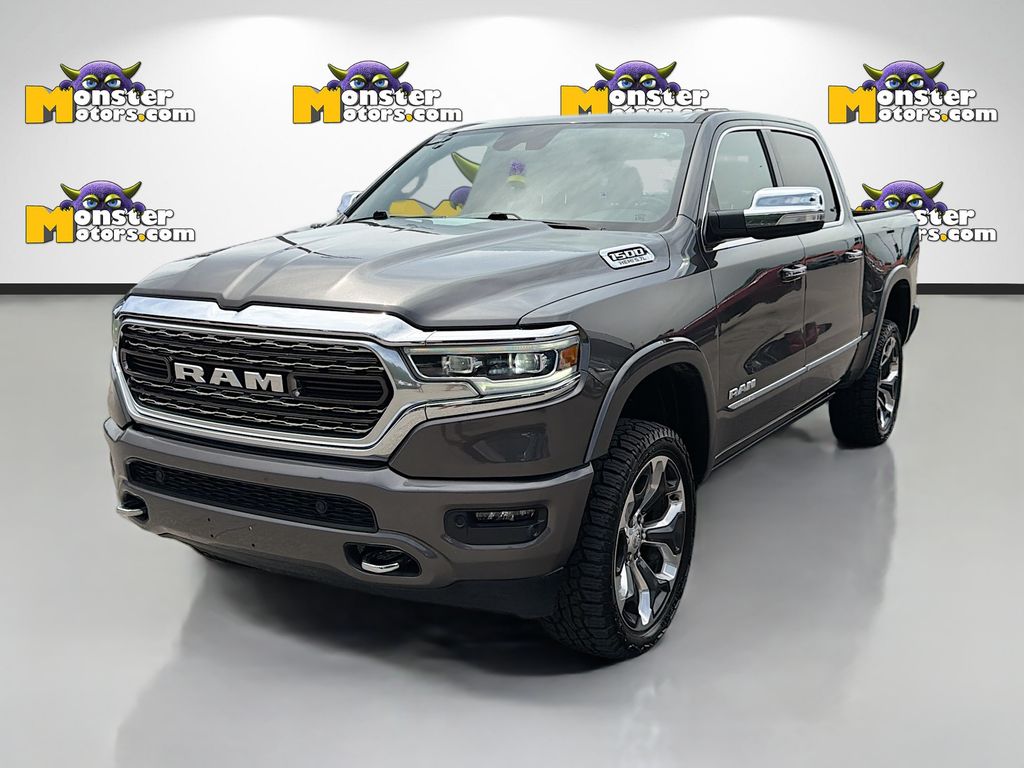 Gray (Granite Crystal Metallic Clearcoat) 2022 RAM 1500 Pickup Truck Four-Wheel Drive 8-Speed Automatic