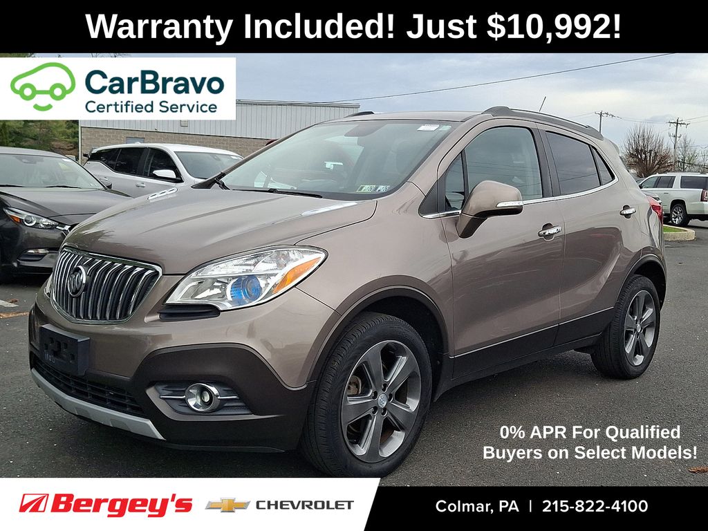 Cocoa Silver Metallic 2014 Buick Encore Convenience AWD SUV / Crossover All-Wheel Drive 6-Speed Automatic