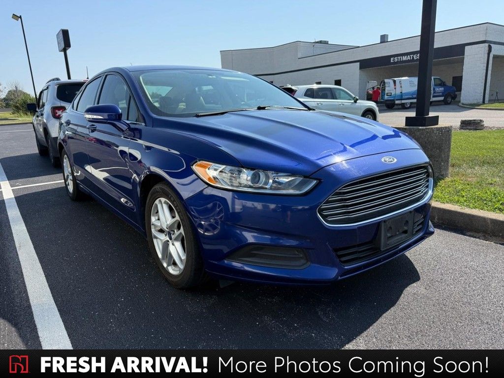Blue Metallic 2014 Ford Fusion Sedan Front-Wheel Drive 6-Speed Automatic