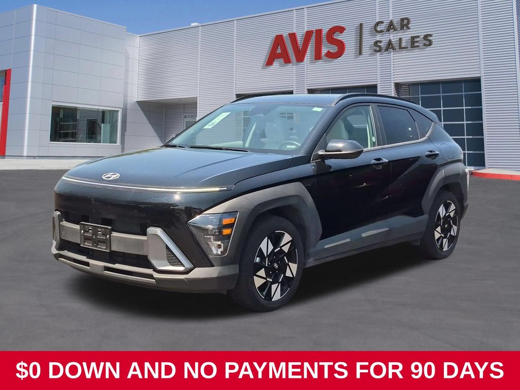 Abyss Black 2025 Hyundai Kona SUV / Crossover Front-Wheel Drive Continuously Variable Transmission