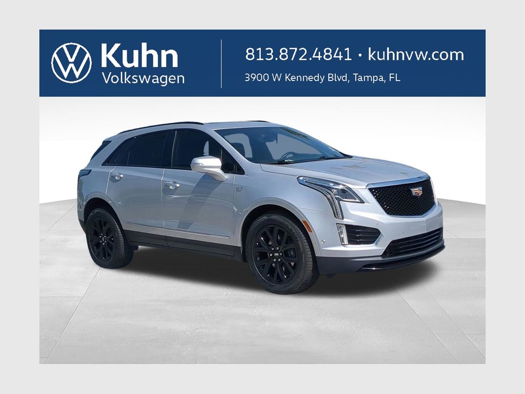 Radiant Silver Metallic 2020 Cadillac XT5 SUV / Crossover Four-Wheel Drive 9-Speed Automatic