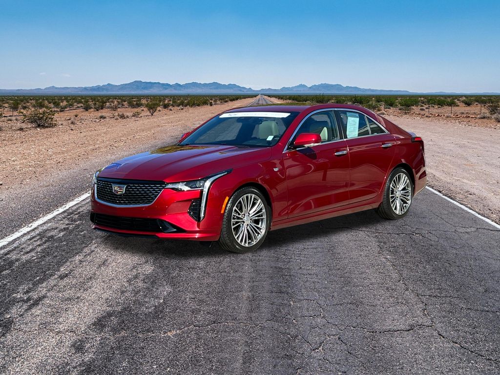Radiant Red Tintcoat 2023 Cadillac CT4 Premium Luxury RWD Sedan Rear-Wheel Drive 8-Speed Automatic