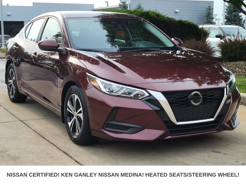 Rosewood Metallic 2023 Nissan Sentra Sedan Front-Wheel Drive Continuously Variable Transmission