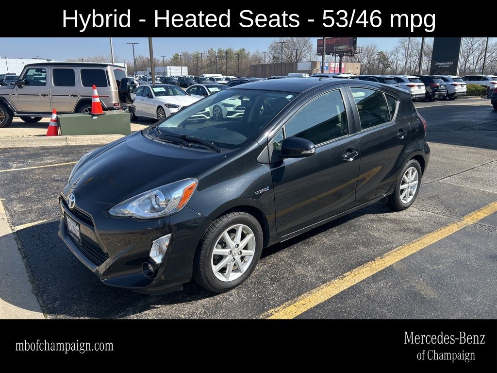 Black Sand Pearl 2015 Toyota Prius c Four Hatchback Front-Wheel Drive Continuously Variable Transmission