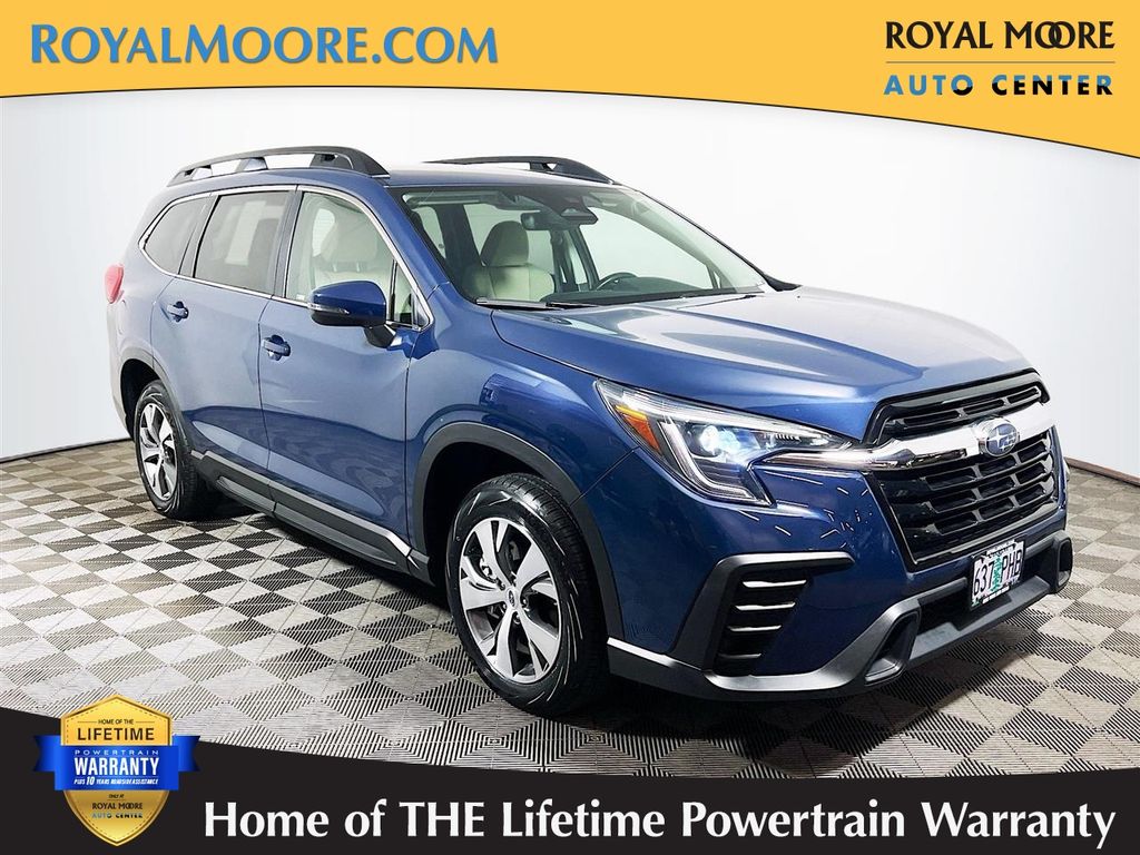 Cosmic Blue Pearl 2023 Subaru Ascent Premium 7-Passenger AWD SUV / Crossover All-Wheel Drive Continuously Variable Transmission