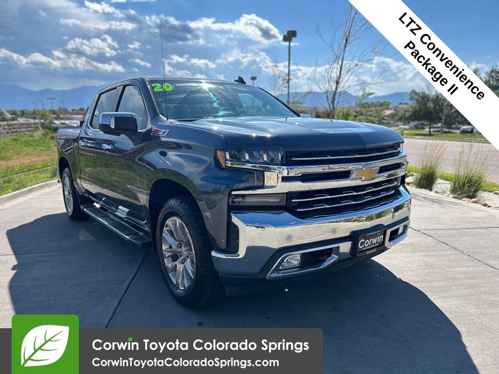 Shadow Gray Metallic 2020 Chevrolet Silverado 1500 Pickup Truck Four-Wheel Drive 8-Speed Automatic