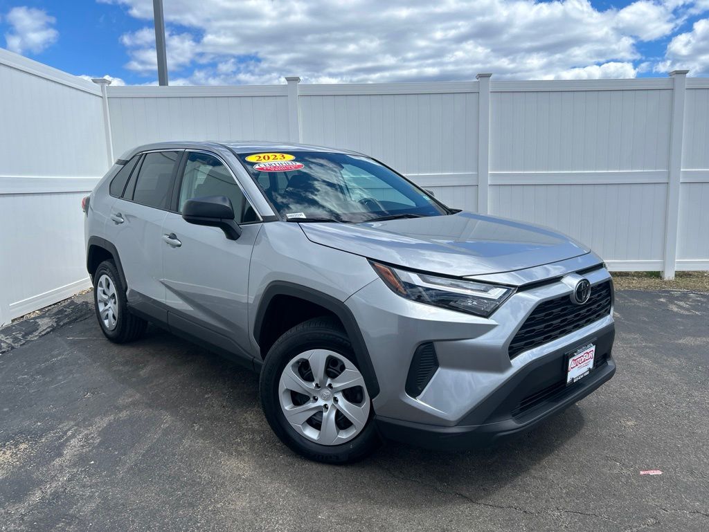 Silver Sky Metallic 2023 Toyota RAV4 LE AWD SUV / Crossover All-Wheel Drive 8-Speed Automatic