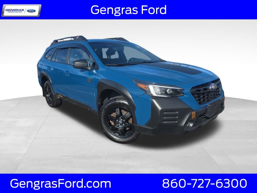 Geyser Blue 2022 Subaru Outback Wilderness Crossover AWD SUV / Crossover All-Wheel Drive Continuously Variable Transmission