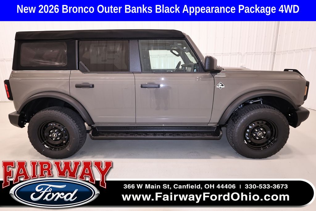 Marsh Gray 2026 Ford Bronco SUV / Crossover Four-Wheel Drive Automatic