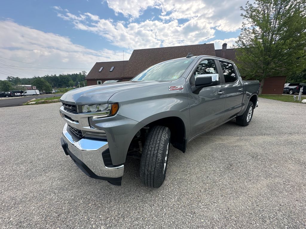 Gray (Satin Steel Metallic) 2021 Chevrolet Silverado 1500 Pickup Truck Four-Wheel Drive 8-Speed Automatic