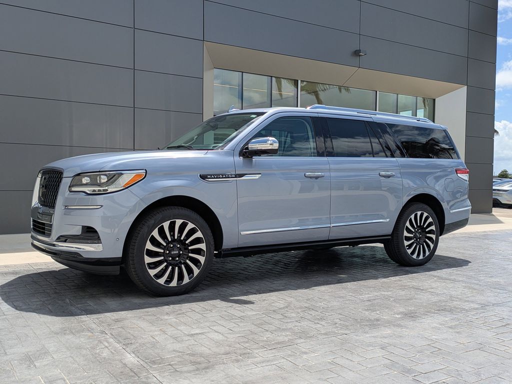 Crystal Blue Metallic 2023 Lincoln Navigator L Black Label 4WD SUV / Crossover Four-Wheel Drive Automatic