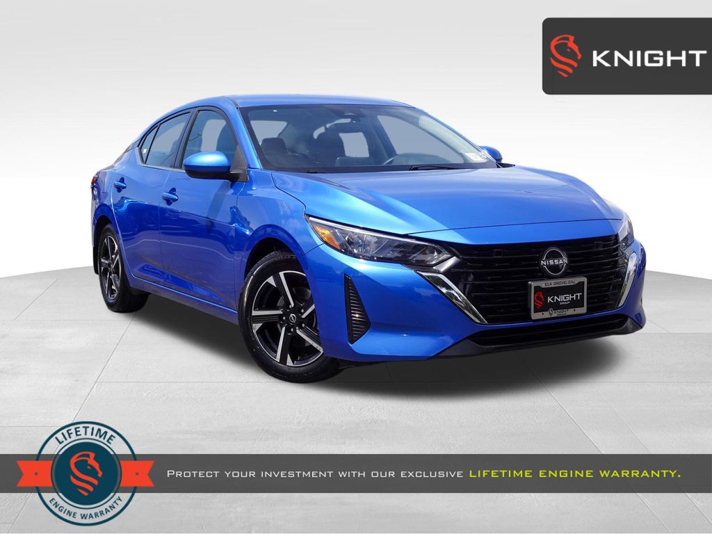 Electric Blue Metallic 2024 Nissan Sentra Sedan Front-Wheel Drive Continuously Variable Transmission