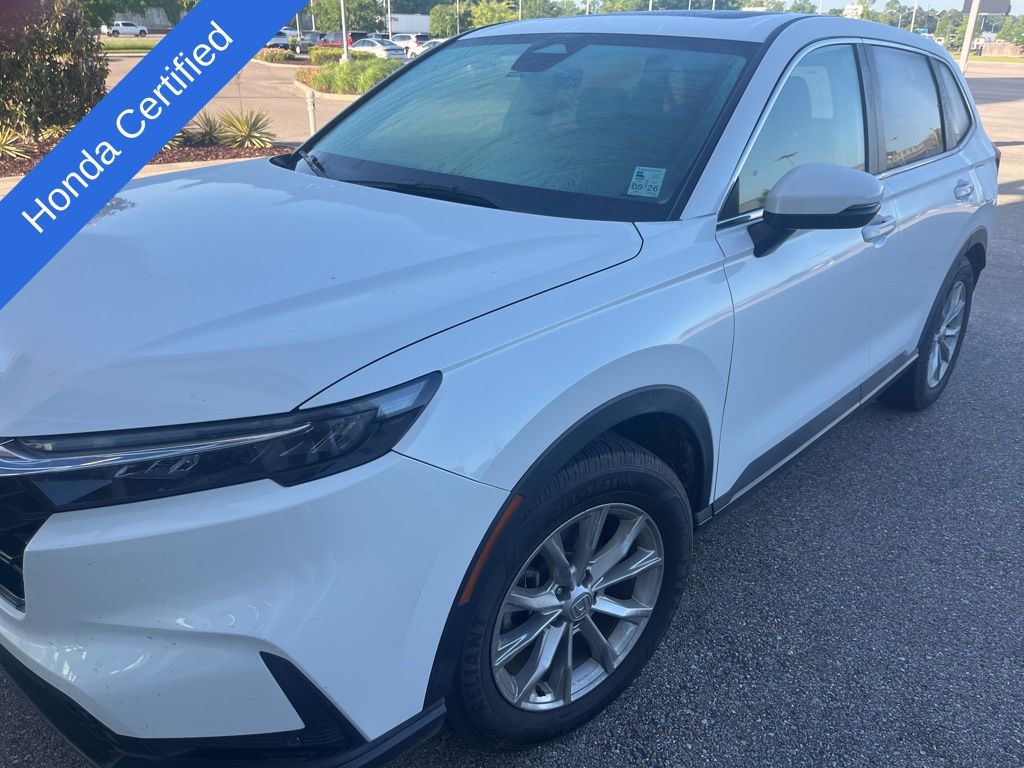 Platinum White Pearl 2023 Honda CR-V EX-L FWD SUV / Crossover Front-Wheel Drive Continuously Variable Transmission