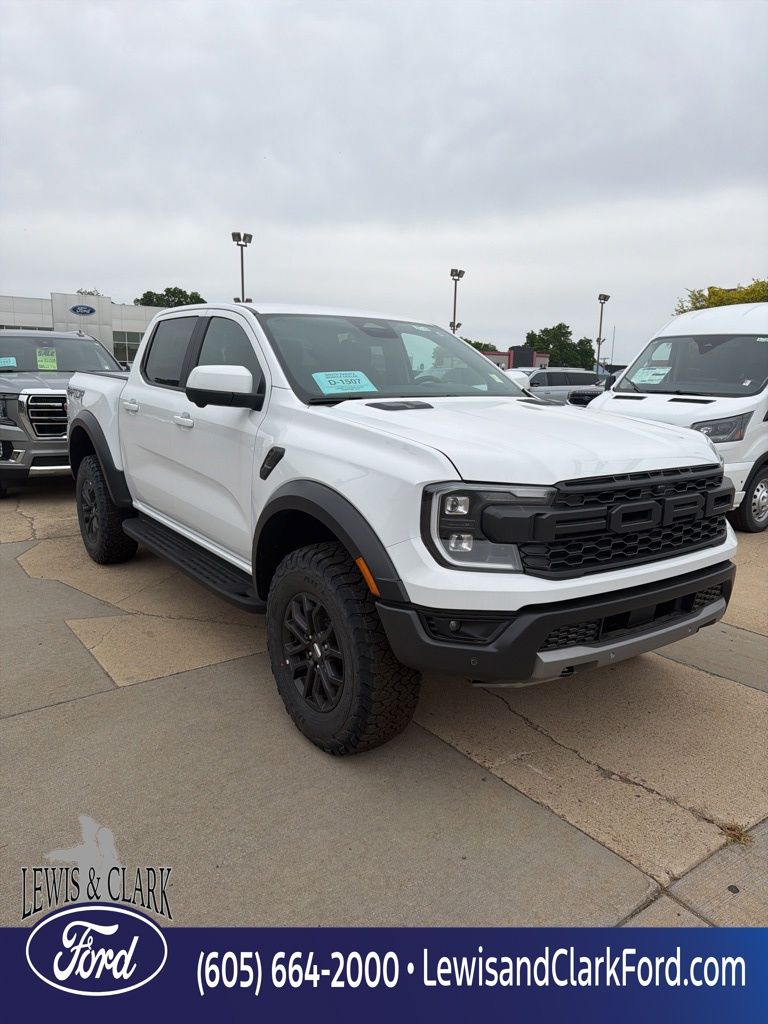 White 2026 Ford Ranger Pickup Truck Four-Wheel Drive Automatic