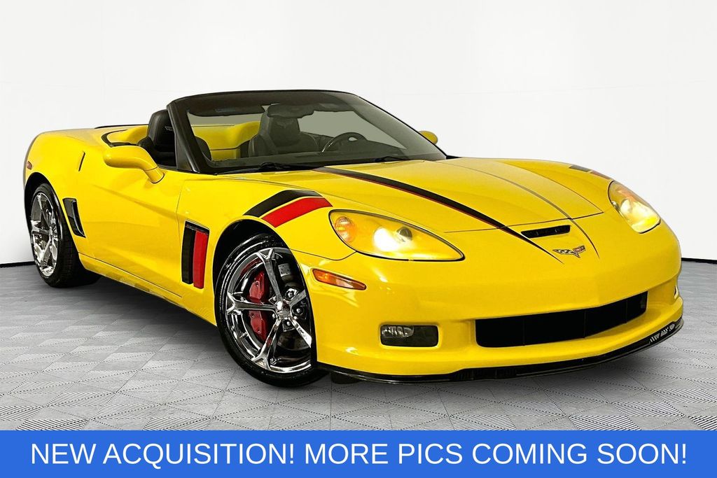 Velocity Yellow Tintcoat 2012 Chevrolet Corvette Convertible Rear-Wheel Drive 6-Speed Automatic