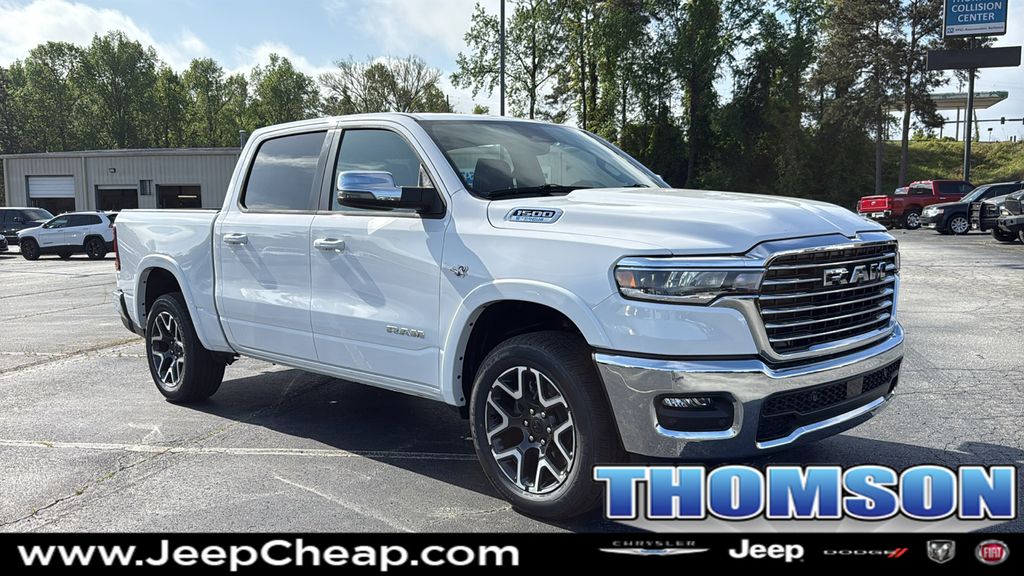 Bright White Clearcoat 2026 RAM 1500 Pickup Truck Four-Wheel Drive 8-Speed Automatic