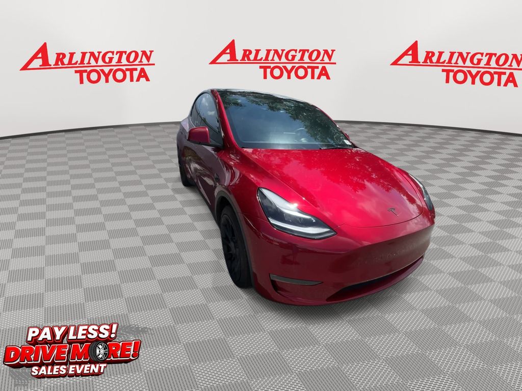 Used 2025 Tesla Model Y Long Range with VIN 7SAYGAEE3SF223942 for sale in Jacksonville, FL