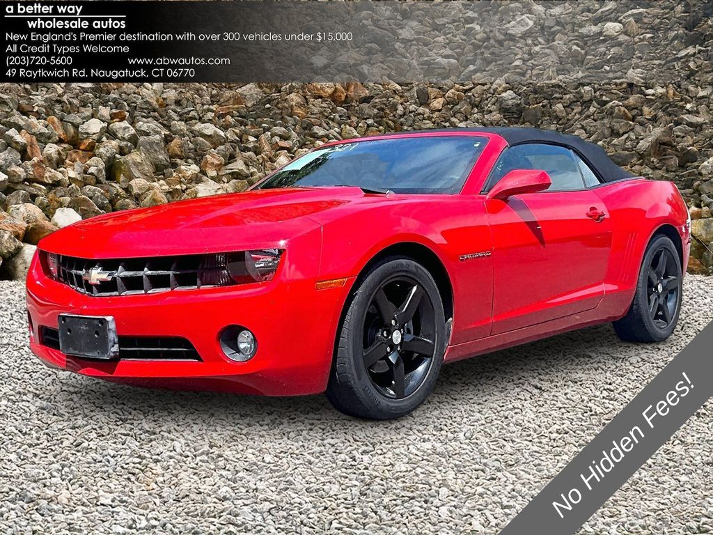 Victory Red 2013 Chevrolet Camaro Convertible Rear-Wheel Drive 6-Speed Manual