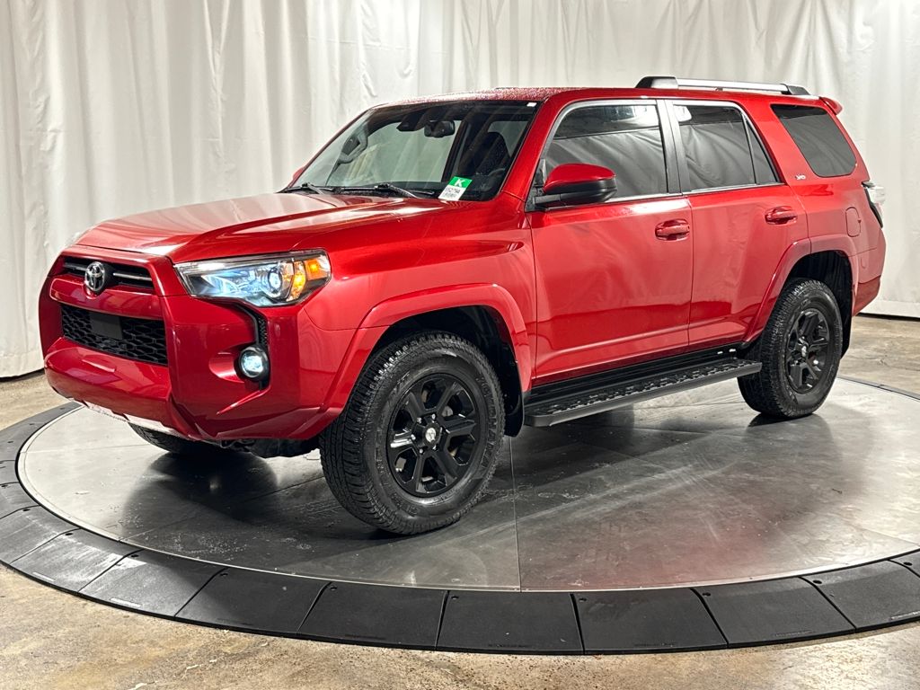 Barcelona Red Metallic 2021 Toyota 4Runner SR5 4WD SUV / Crossover Four-Wheel Drive 5-Speed Automatic Overdrive
