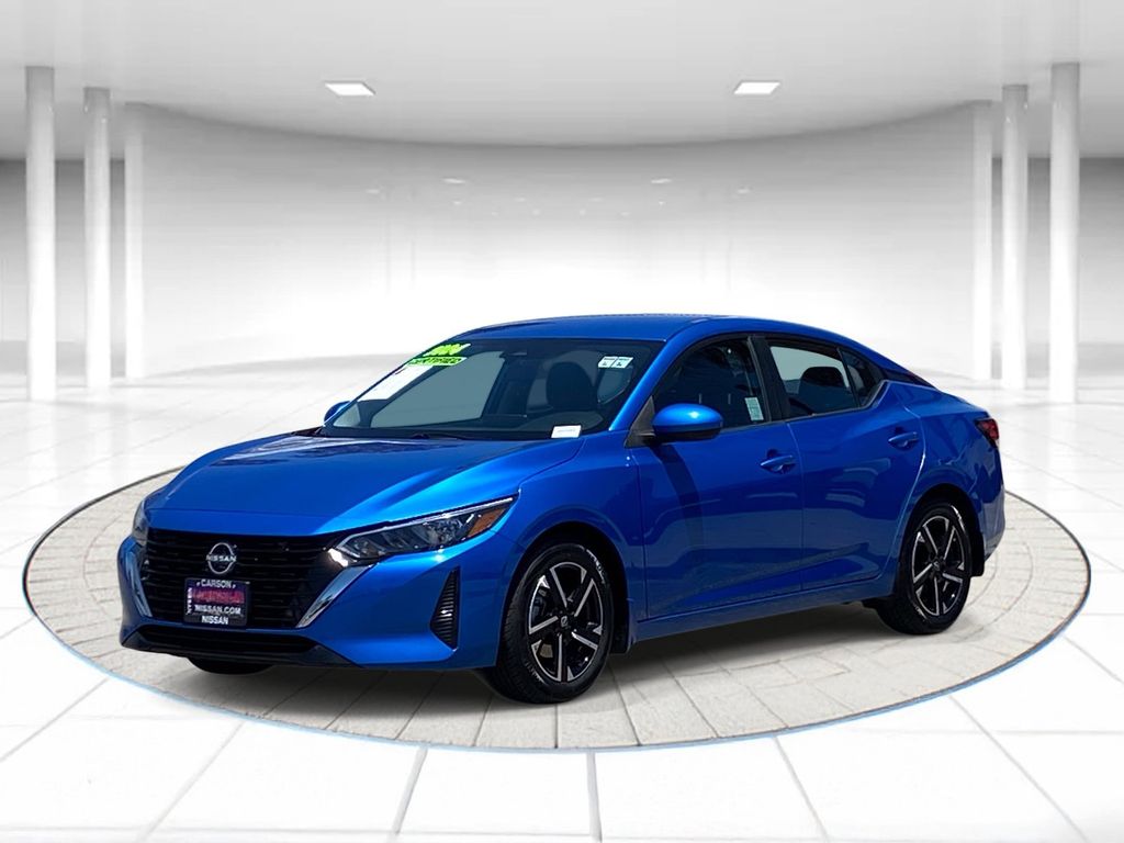 Electric Blue Metallic 2024 Nissan Sentra Sedan Front-Wheel Drive Continuously Variable Transmission