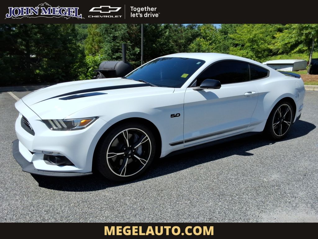 Oxford White 2016 Ford Mustang GT Premium Coupe RWD Coupe Rear-Wheel Drive 6-Speed Manual