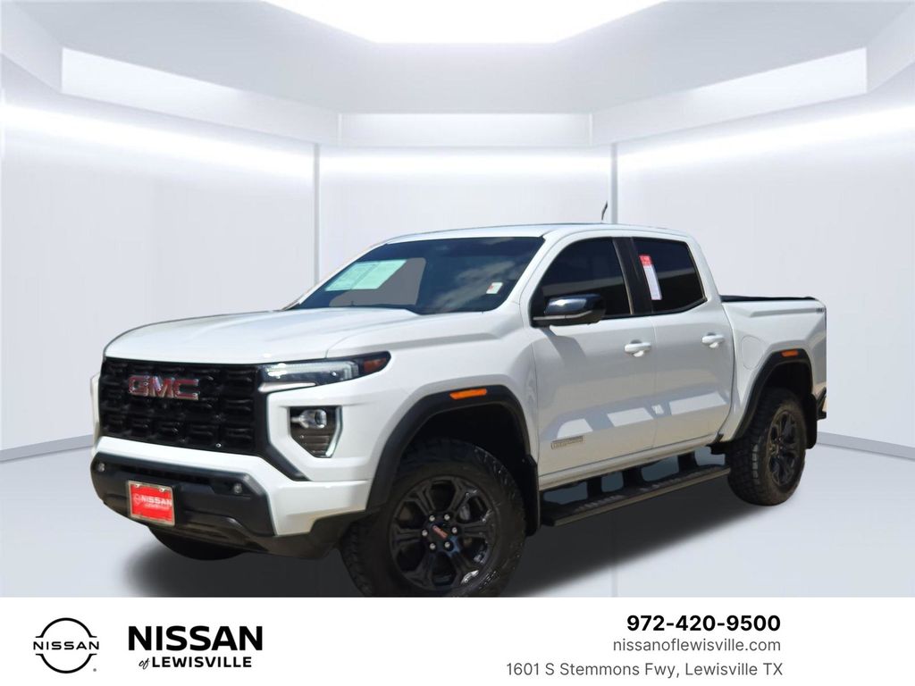 Summit White 2025 GMC Canyon Pickup Truck Four-Wheel Drive 8-Speed Automatic