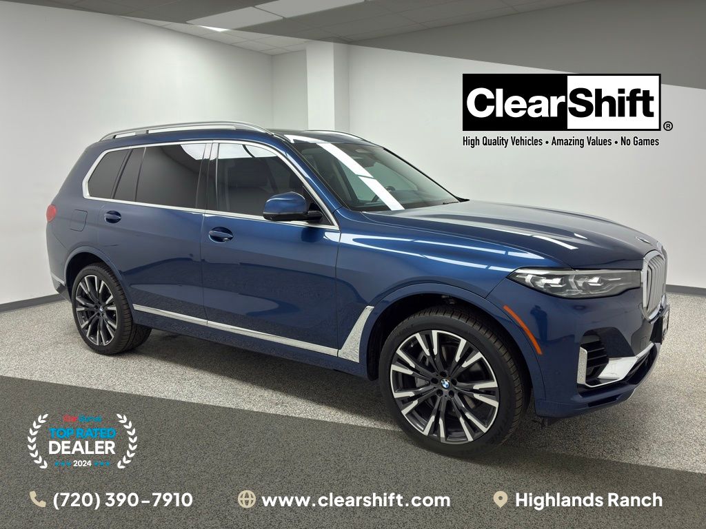 Phytonic Blue Metallic 2019 BMW X7 xDrive50i AWD SUV / Crossover All-Wheel Drive 8-Speed Automatic