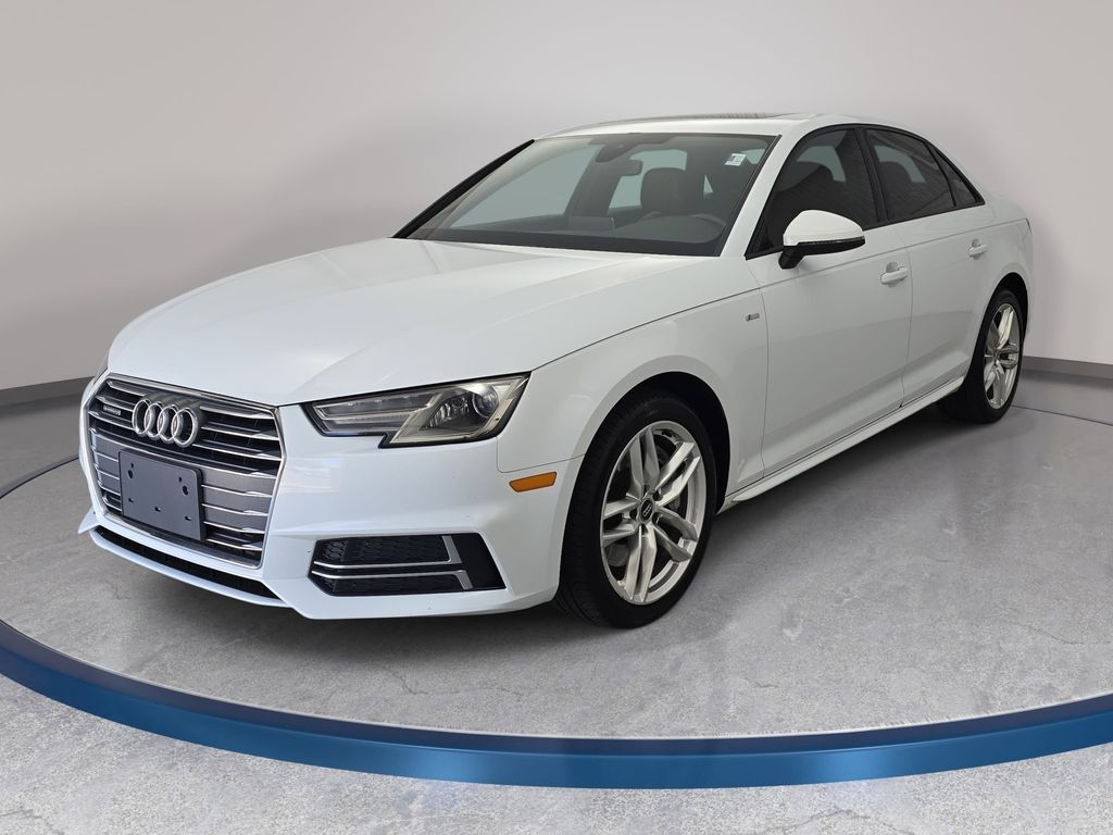Glacier White 2017 Audi A4 2.0T quattro Premium AWD Sedan All-Wheel Drive 7-Speed Automatic