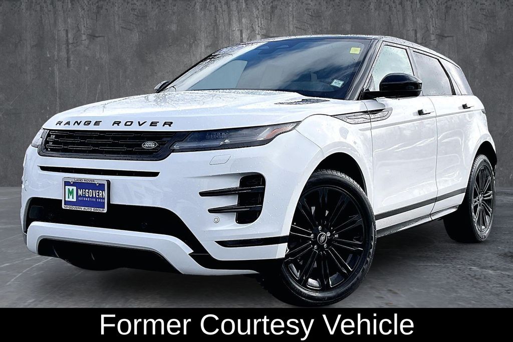 Fuji White 2025 Land Rover Range Rover Evoque P250 Dynamic SE AWD SUV / Crossover All-Wheel Drive 9-Speed Automatic