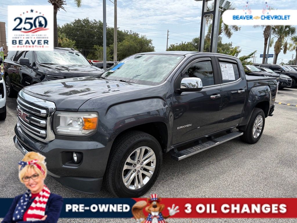 Cyber Gray Metallic 2017 GMC Canyon Pickup Truck 4X2 8-Speed Automatic