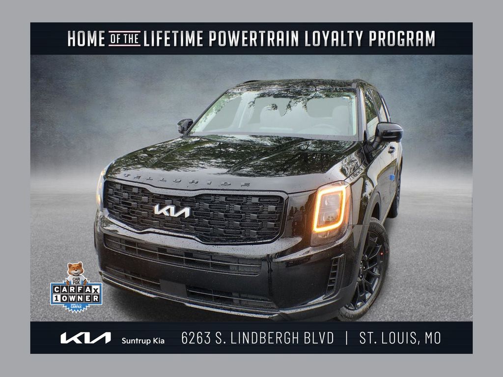 Ebony Black 2022 Kia Telluride SUV / Crossover All-Wheel Drive 8-Speed Automatic