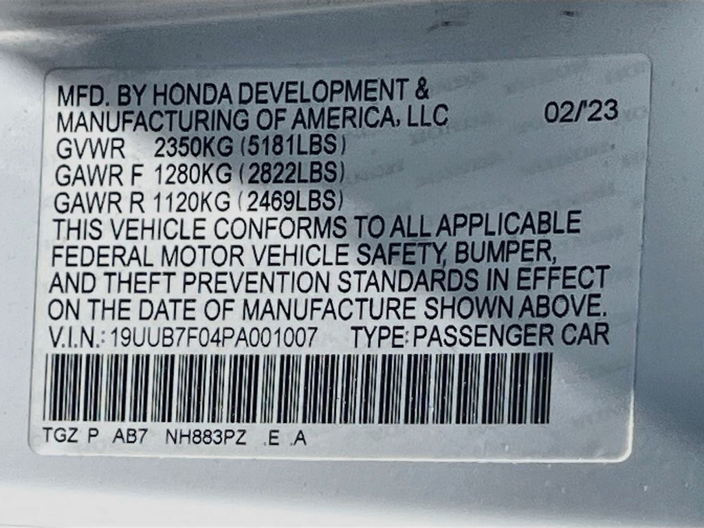 Used 2023 White Acura Type S image 32
