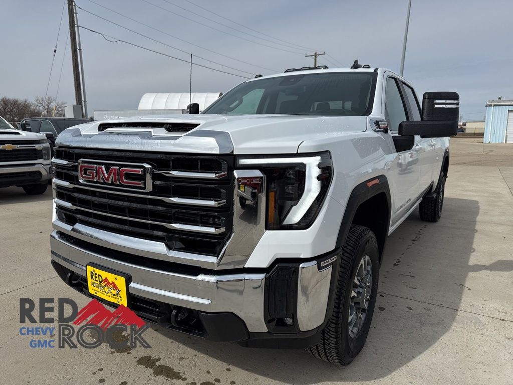 Summit White 2026 GMC Sierra 3500HD Pickup Truck Four-Wheel Drive Automatic