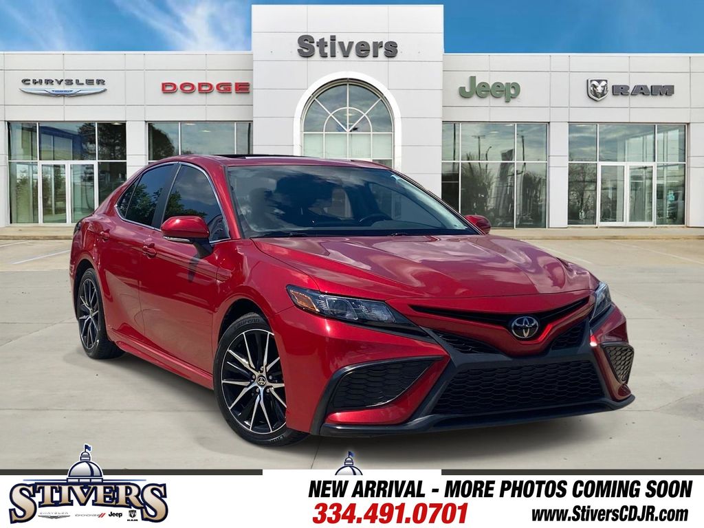 Red 2024 Toyota Camry Sedan Front-Wheel Drive 8-Speed Automatic