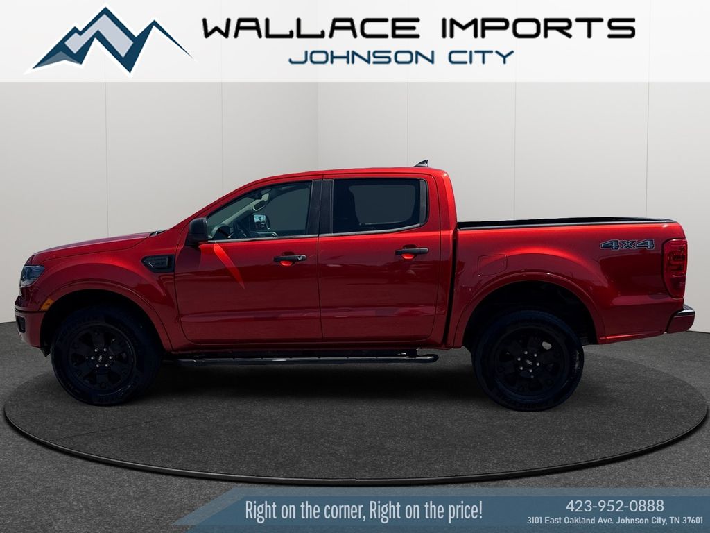 Chili Pepper Red 2022 Ford Ranger Pickup Truck Four-Wheel Drive Automatic
