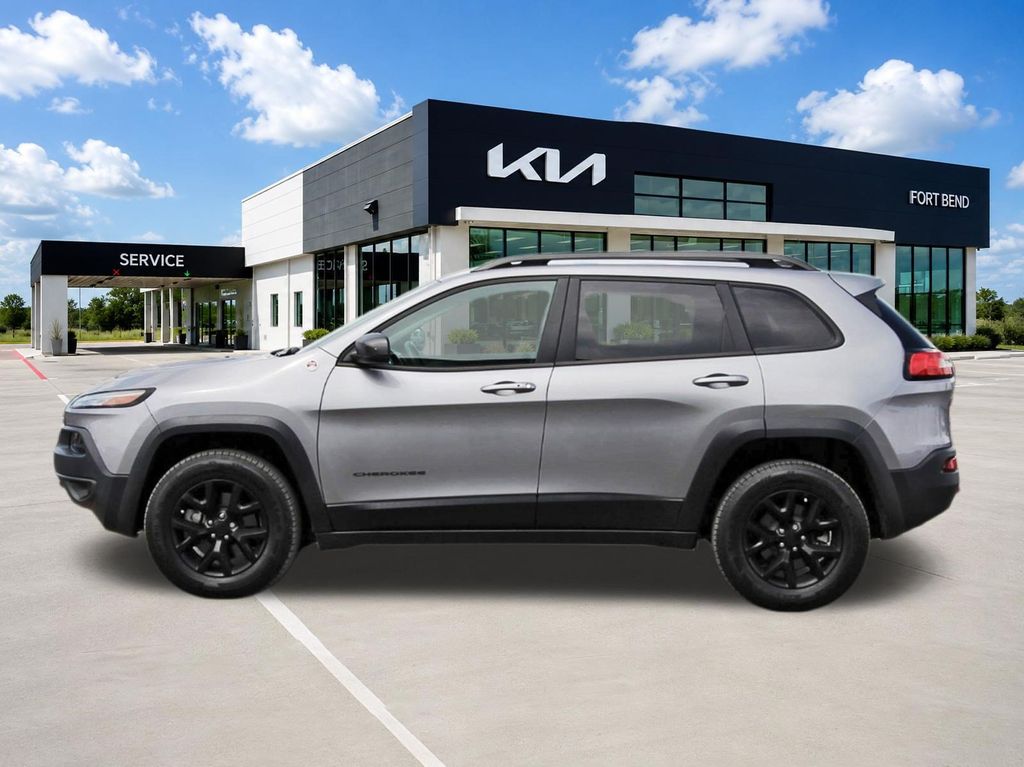 2018 Jeep Cherokee Trailhawk Silver at AutoSavvy Houston Northwest