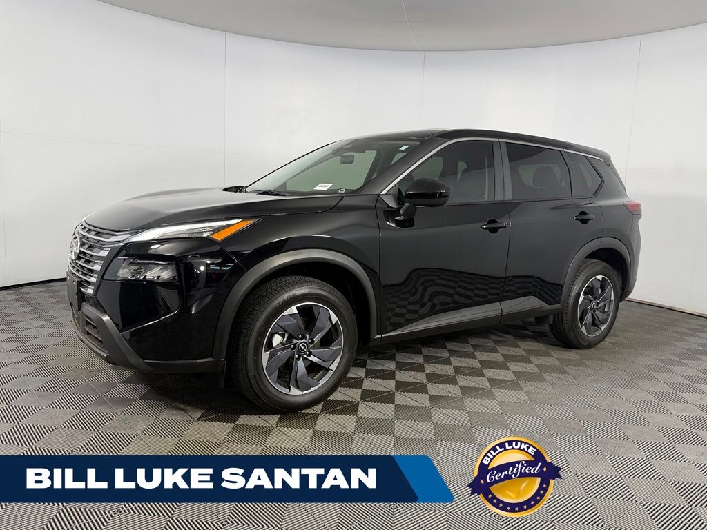 Super Black 2025 Nissan Rogue SUV / Crossover Front-Wheel Drive Continuously Variable Transmission