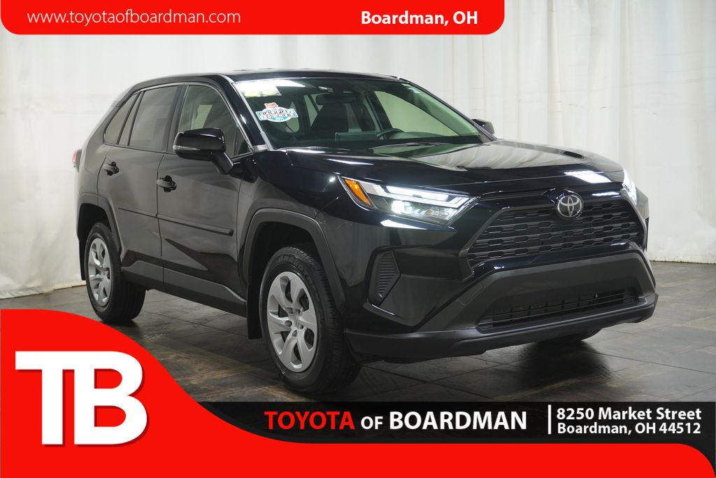 Midnight Black Metallic 2023 Toyota RAV4 LE AWD SUV / Crossover All-Wheel Drive 8-Speed Automatic