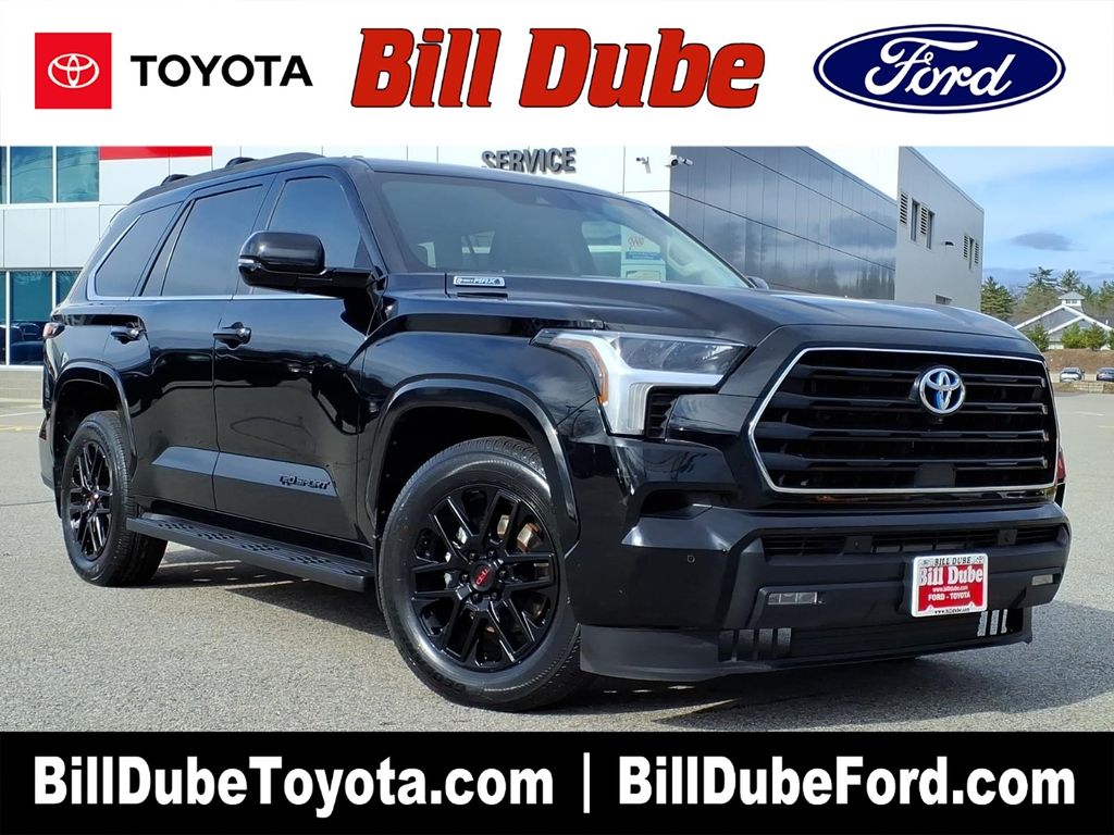 Black 2024 Toyota Sequoia SR5 4WD SUV / Crossover Four-Wheel Drive Automatic