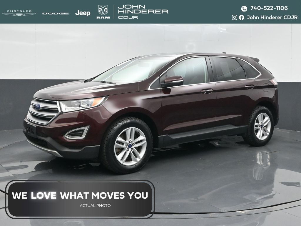 Red (Burgundy) 2018 Ford Edge SUV / Crossover All-Wheel Drive 6-Speed Automatic